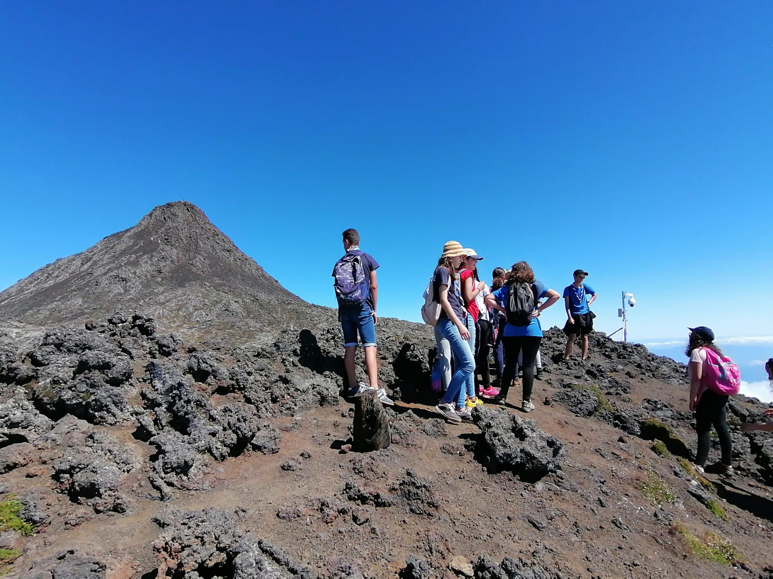 Camping in Crater (Pico Mountain)